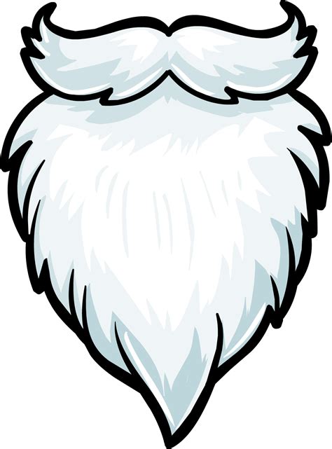 Printable Santa Beard Template Designs